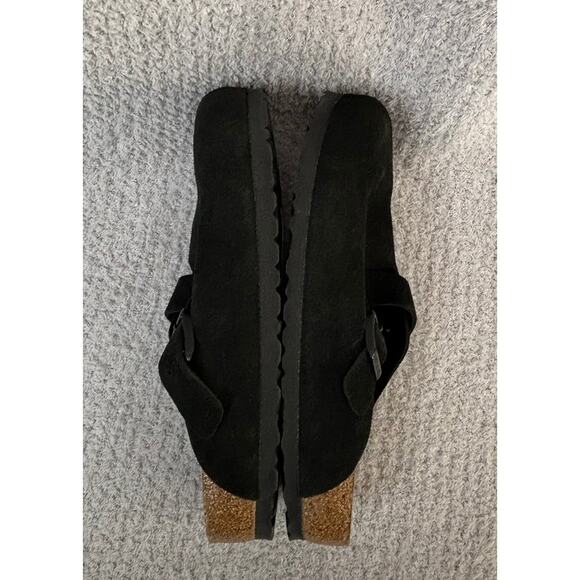 Birkenstock Black Suede Boston Clog Regular Fit Size 39 #64487 - Picture 5 of 7